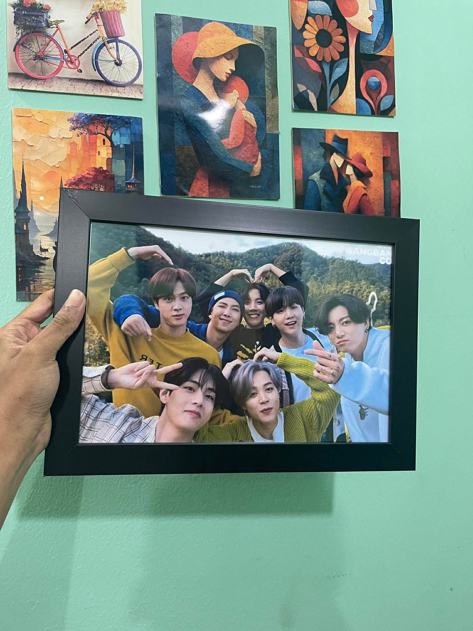 BTS PVC Photo Frame – 8×6 Inch Premium K-Pop Wall & Desk Frame - Image 2
