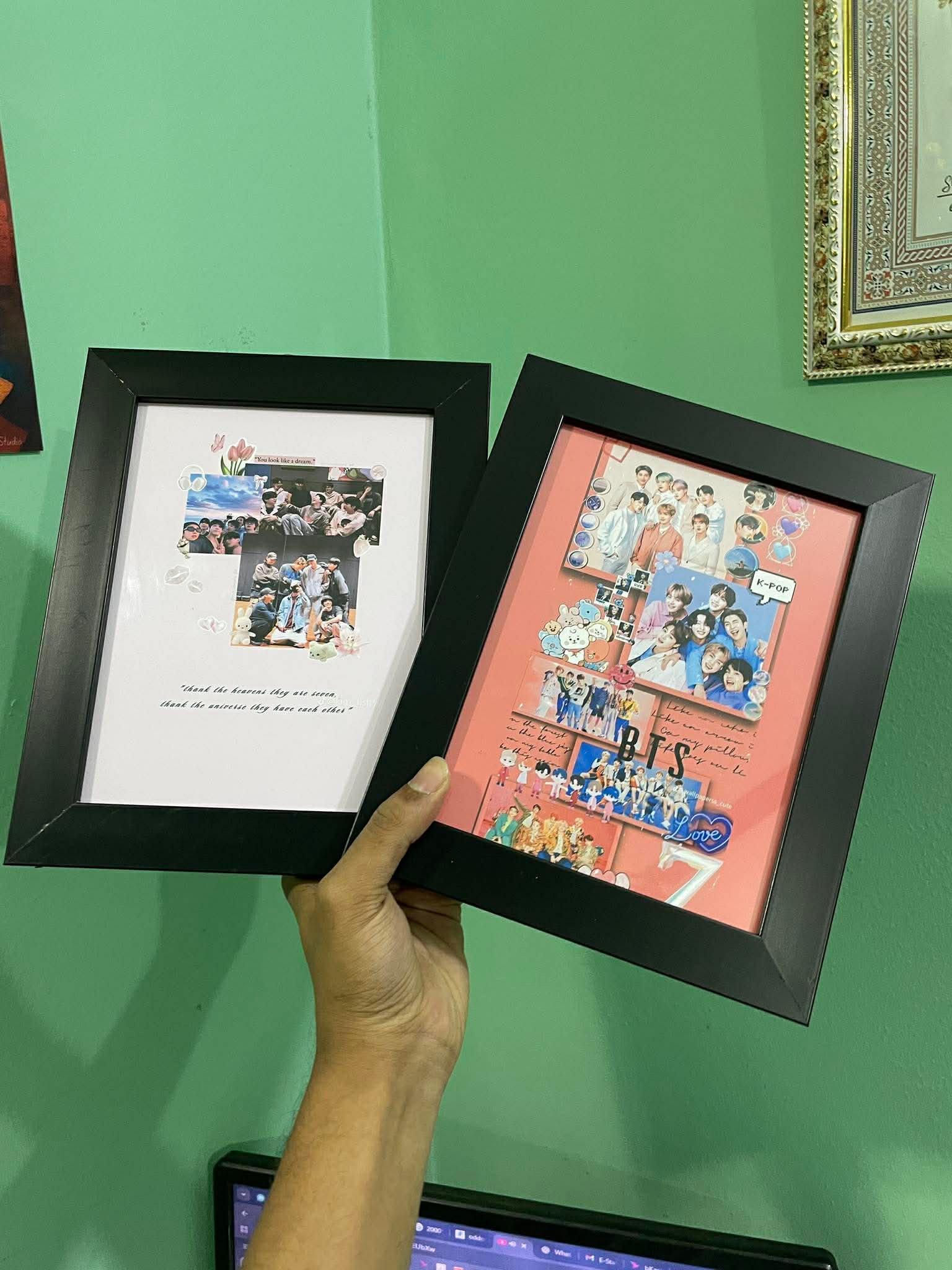 BTS PVC Photo Frame – 8×6 Inch Premium K-Pop Wall & Desk Frame - Image 5