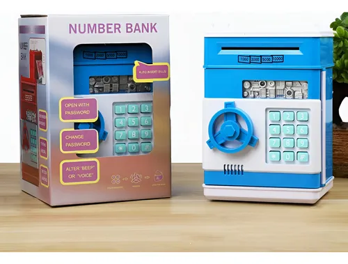 Electronic Piggy Bank Mini ATM – পাসওয়ার্ড সুরক্ষিত স্মার্ট মানি সেভিং বক্স - Image 3