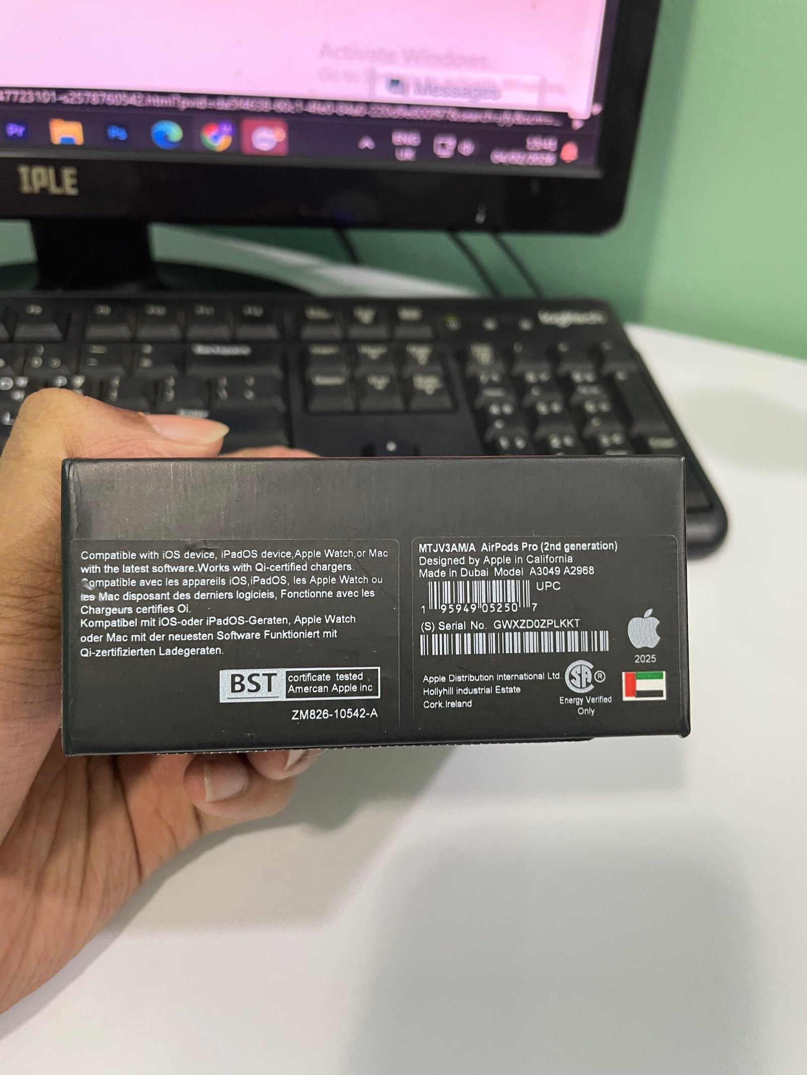 AirPods 2nd Gen – Dubai Copy Wireless Earbuds | হালকা, স্মার্ট ডিজাইন ও ক্লিয়ার সাউন্ড 🎶 - Image 4