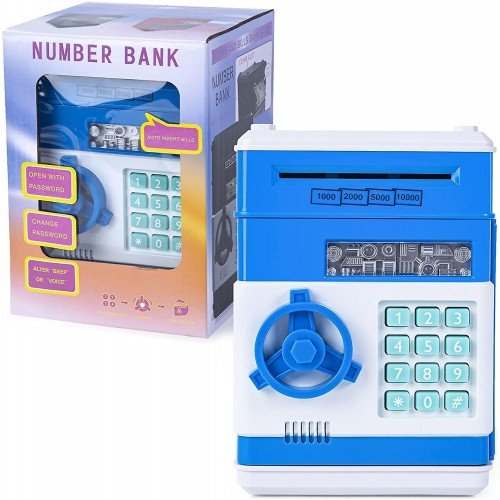 Electronic Piggy Bank Mini ATM – পাসওয়ার্ড সুরক্ষিত স্মার্ট মানি সেভিং বক্স - Image 2