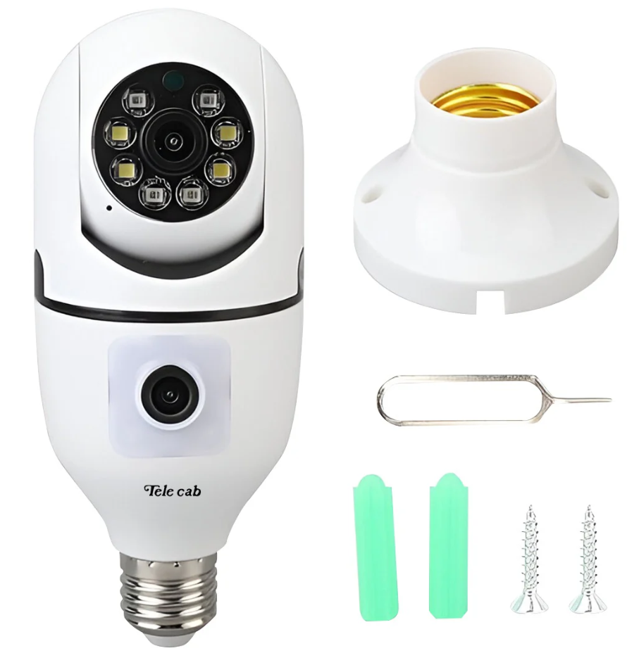 WiFi স্মার্ট বাল্ব সিসিটিভি ক্যামেরা | 360° সিকিউরিটি ক্যামেরা BD - Image 2